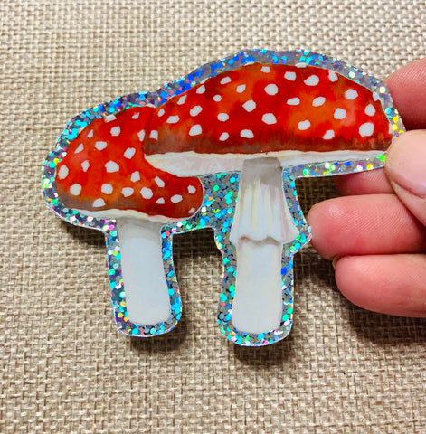 Amanita Muscaria- mushroom stickers